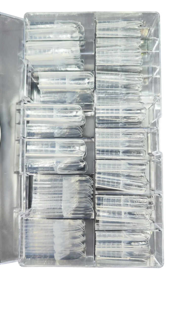 Cápsulas  Dual Form French 150 Tips Kaitei Nails - Imagen 2