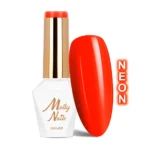 Esmalte semipermanente Molly Lac Dark Orange 8 gr. nº 73 Hema di-Hema Free