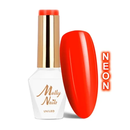 Esmalte semipermanente Molly Lac Dark Orange 8 gr. nº 73 Hema di-Hema Free