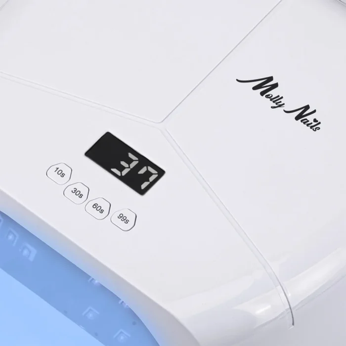 Lámpara LED/UV Molly Nails BQ‑L8 298W Blanca – Curado rápido y profesional para tus uñas - Imagen 6