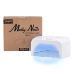 Lámpara LED/UV Molly Nails BQ‑L8 298W Blanca – Curado rápido y profesional para tus uñas