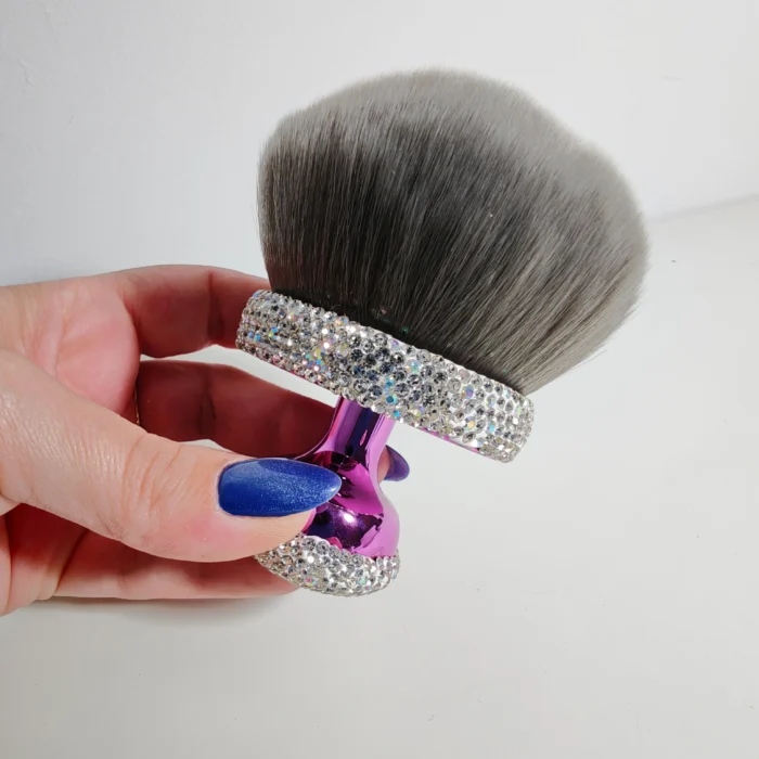 Brocha Para Polvo Uñas/Maquillaje Mango Brillantes - Imagen 2