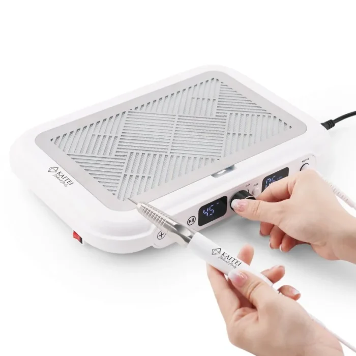 Kaitei Nails Torno de Uñas y Aspirador K24 Blanco 85W‑170W – Profesional, potente y pensado para tu mesa de manicura