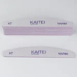 Kaitei Nails Lima de Uñas Media Luna 100/180 Pack 12 uds.
