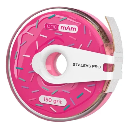 Rollo Donut de cinta abrasiva para lima PapmAm Staleks Expert Grano 150 7 metros