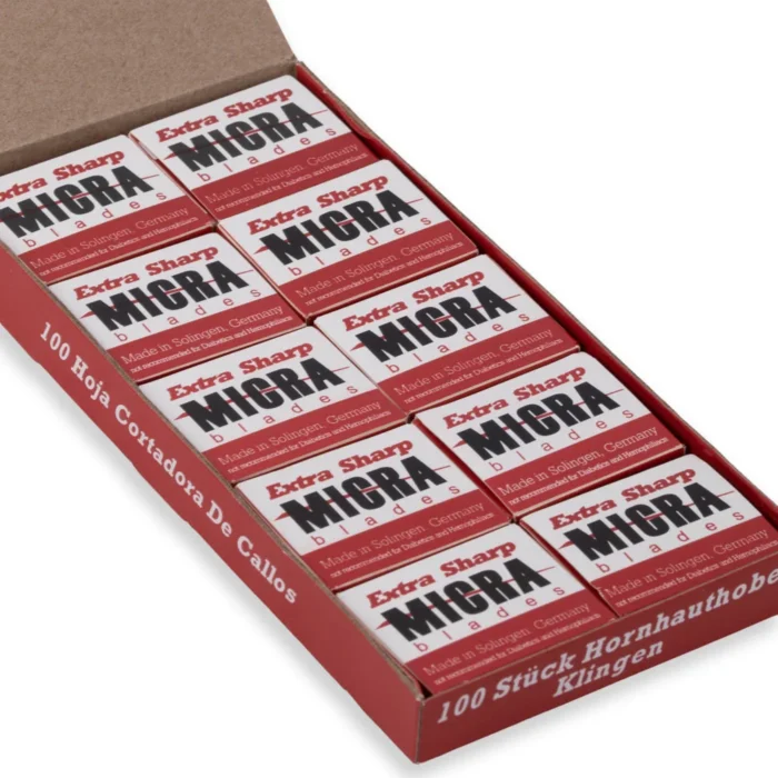 Cuchillas Cortacallos para Pedicura 100 uds