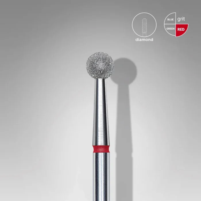 Staleks Fresa Diamante Esfera Roja Pro Expert 4 mm