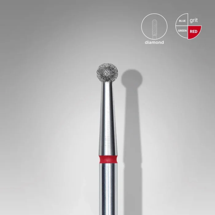 Staleks Fresa Diamante Esfera Roja Pro Expert 2,5 mm