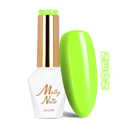 Esmalte semipermanente Molly Lac Neon Kiwi 8 gr. nº 078 Hema di-Hema Free