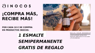 Promoción Inocos: consigue esmaltes semipermanentes gratis banner