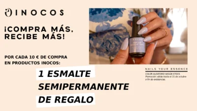Promoción Inocos: consigue esmaltes semipermanentes gratis hasta el 31 de octubre
